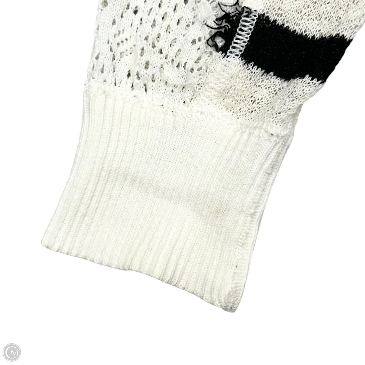 Top Long Sleeve By We The Free In Black & Cream, Size: S