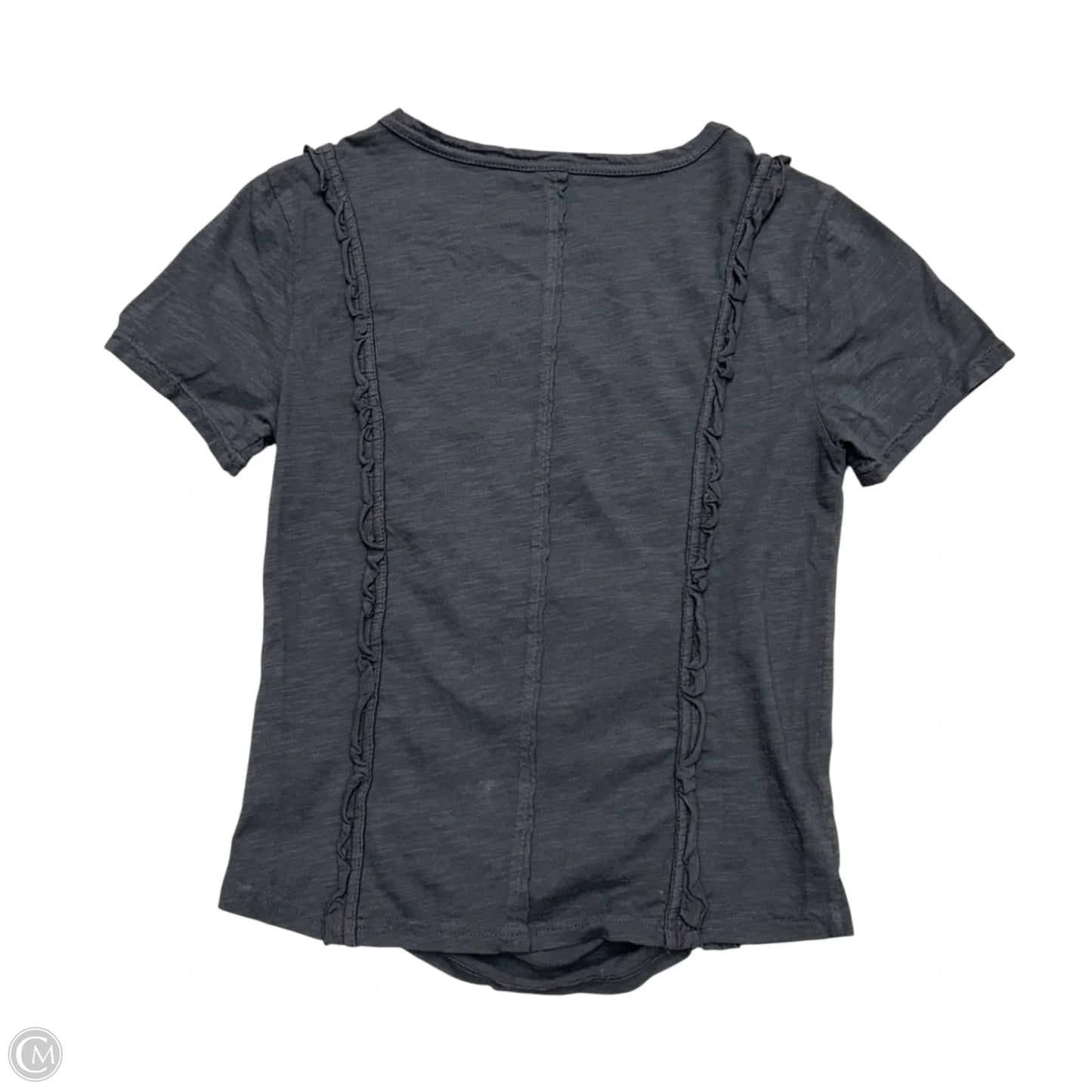 Top Short Sleeve By Pilcro In Grey, Size: S