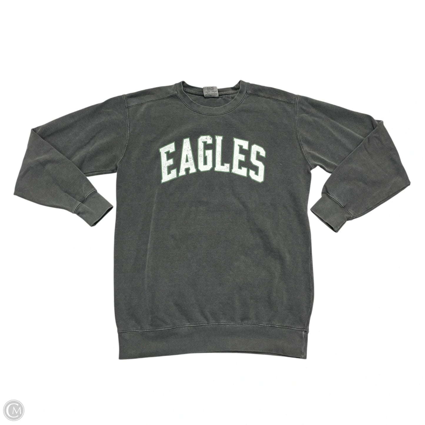 Sweatshirt Crewneck By Comfort Colors In Grey, Size: S
