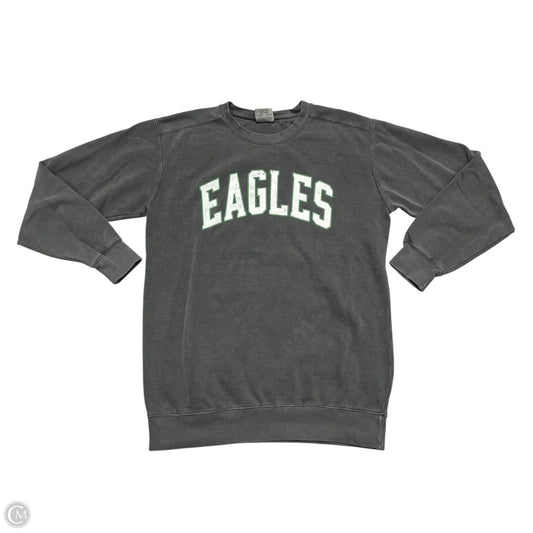 Sweatshirt Crewneck By Comfort Colors In Grey, Size: S