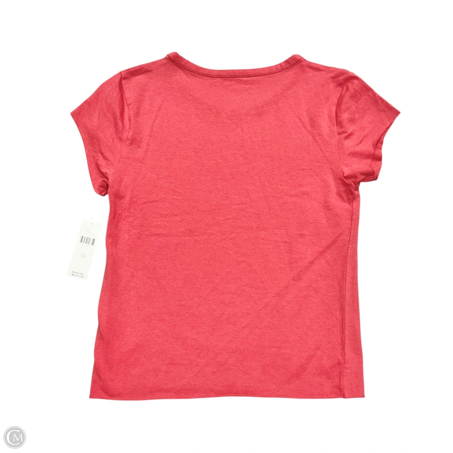 Top Short Sleeve Basic By Anthropologie In Red, Size: Xs