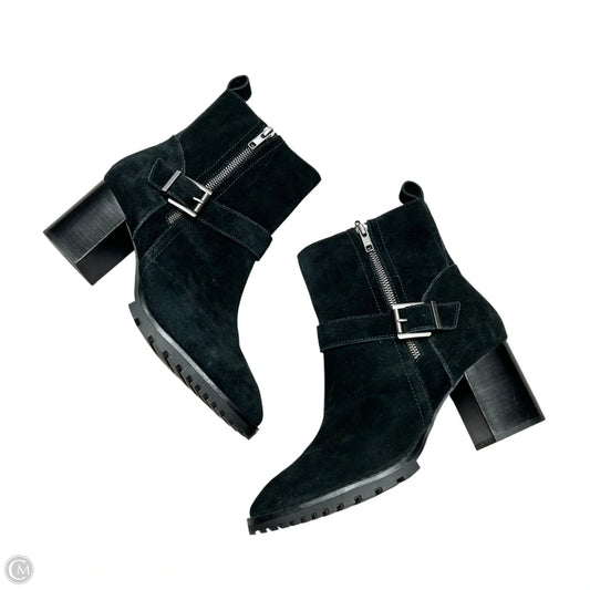 Boots Ankle Heels By Blondo In Black, Size: 10