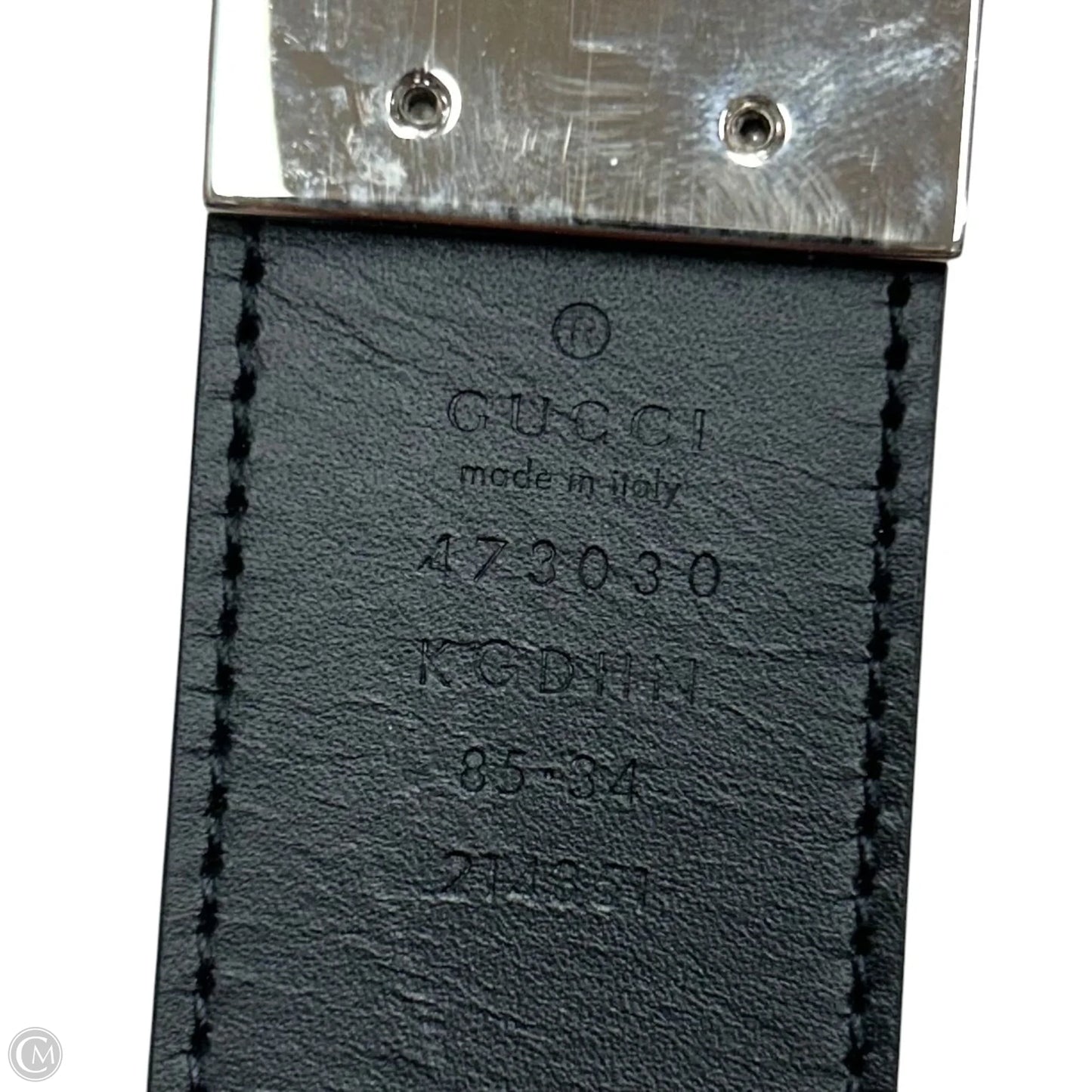 Belt Luxury Designer By Gucci, Size: Small