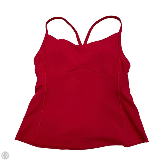 Athletic Tank Top By Athleta In Red, Size: S