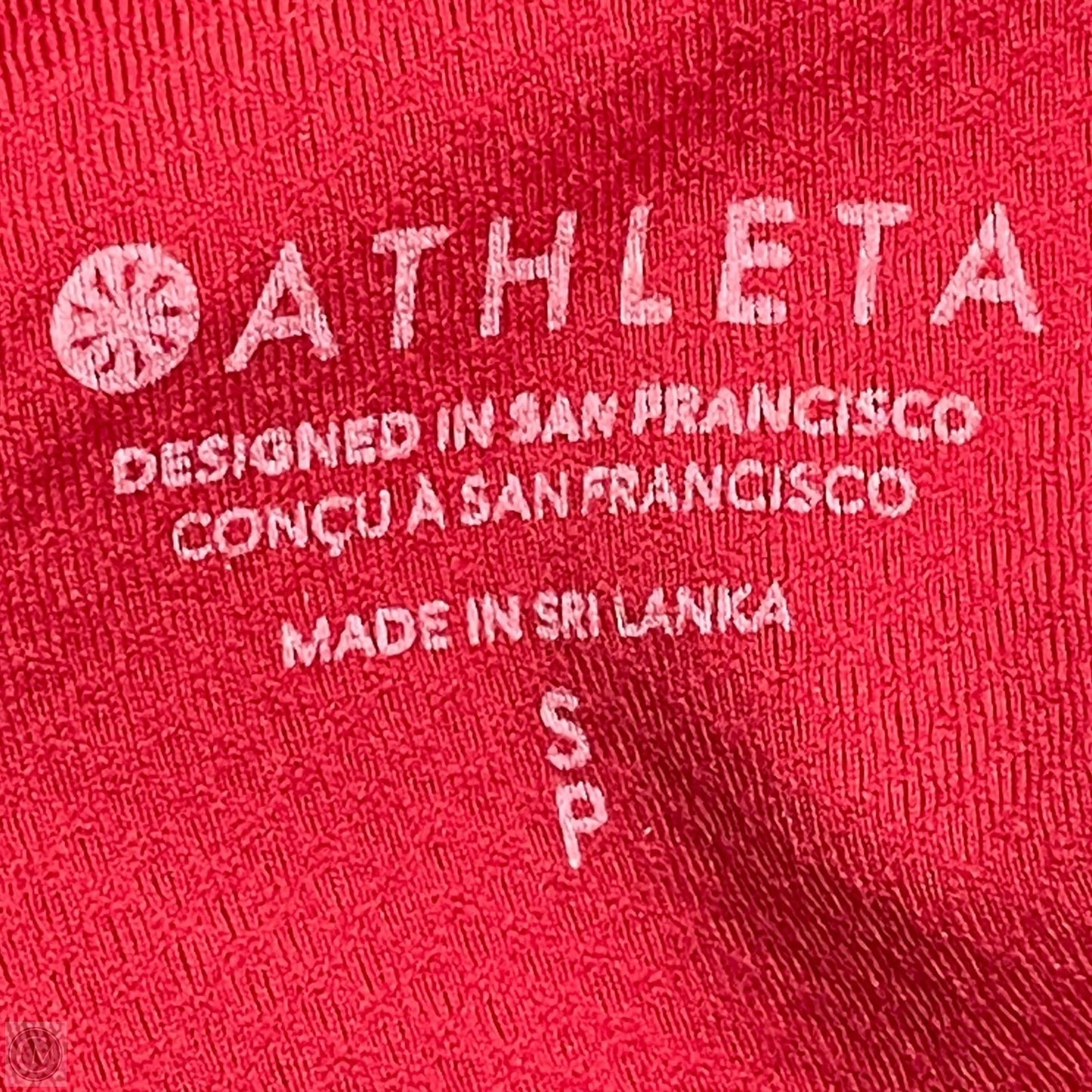 Athletic Tank Top By Athleta In Red, Size: S