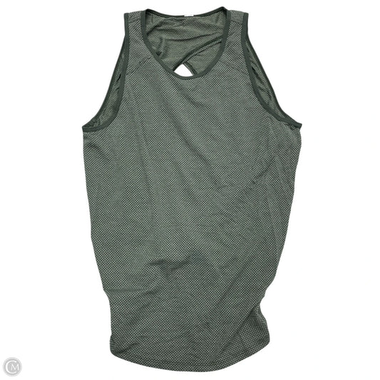 Athletic Tank Top By Lululemon In Green, Size: Xs