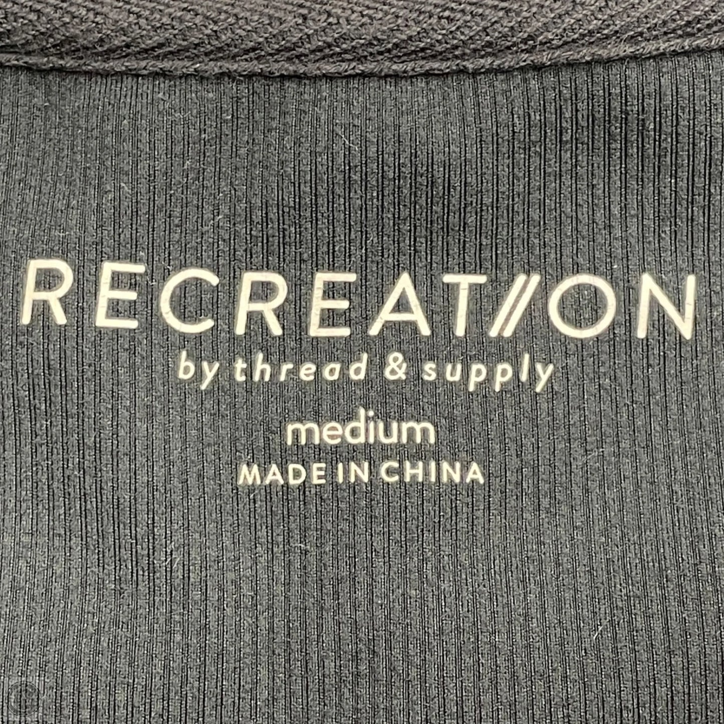 Athletic Dress By Thread And Supply In Black & Cream, Size: M