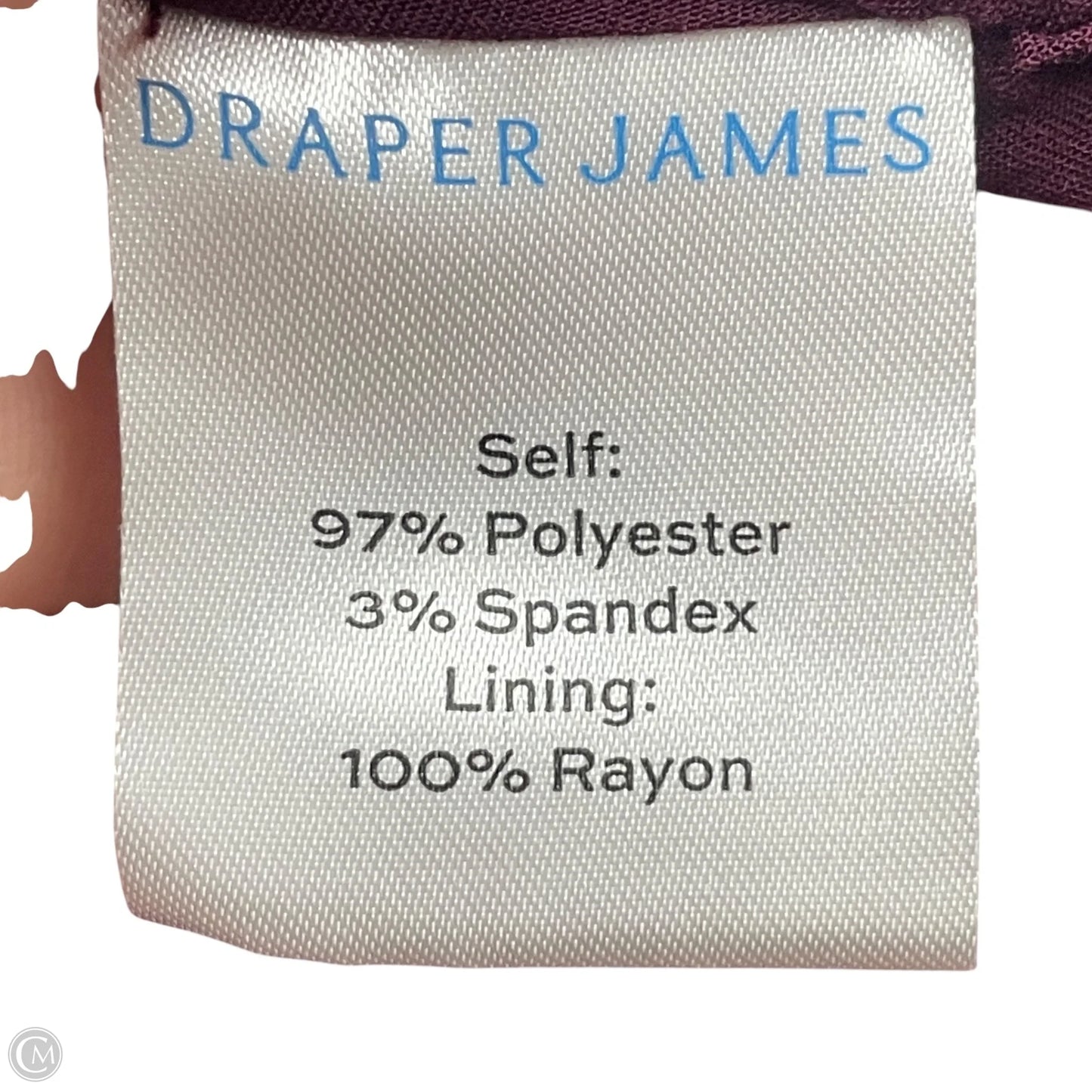 Dress Casual Short By Draper James In Maroon, Size: S