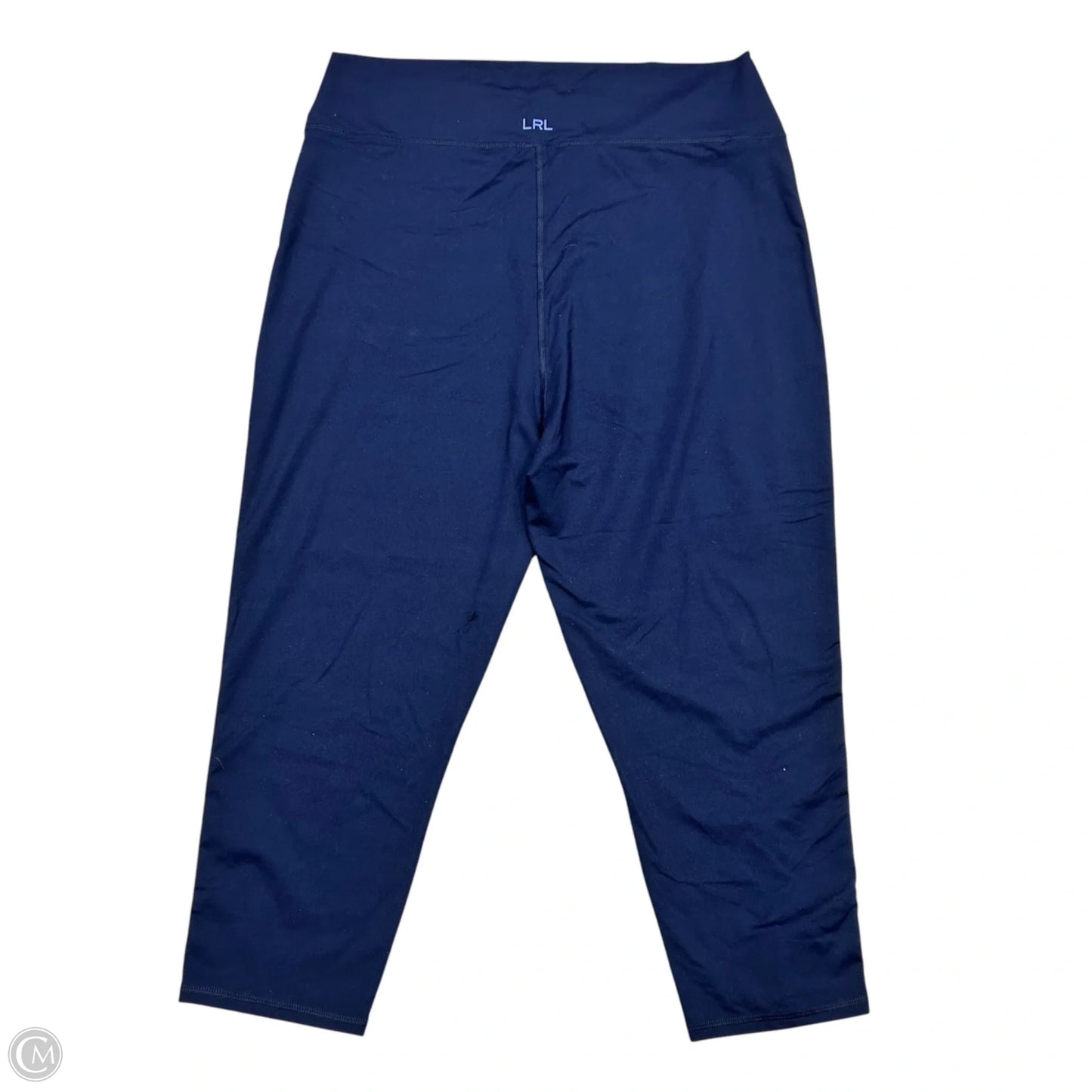 Athletic Leggings By Lauren By Ralph Lauren In Navy, Size: 3x