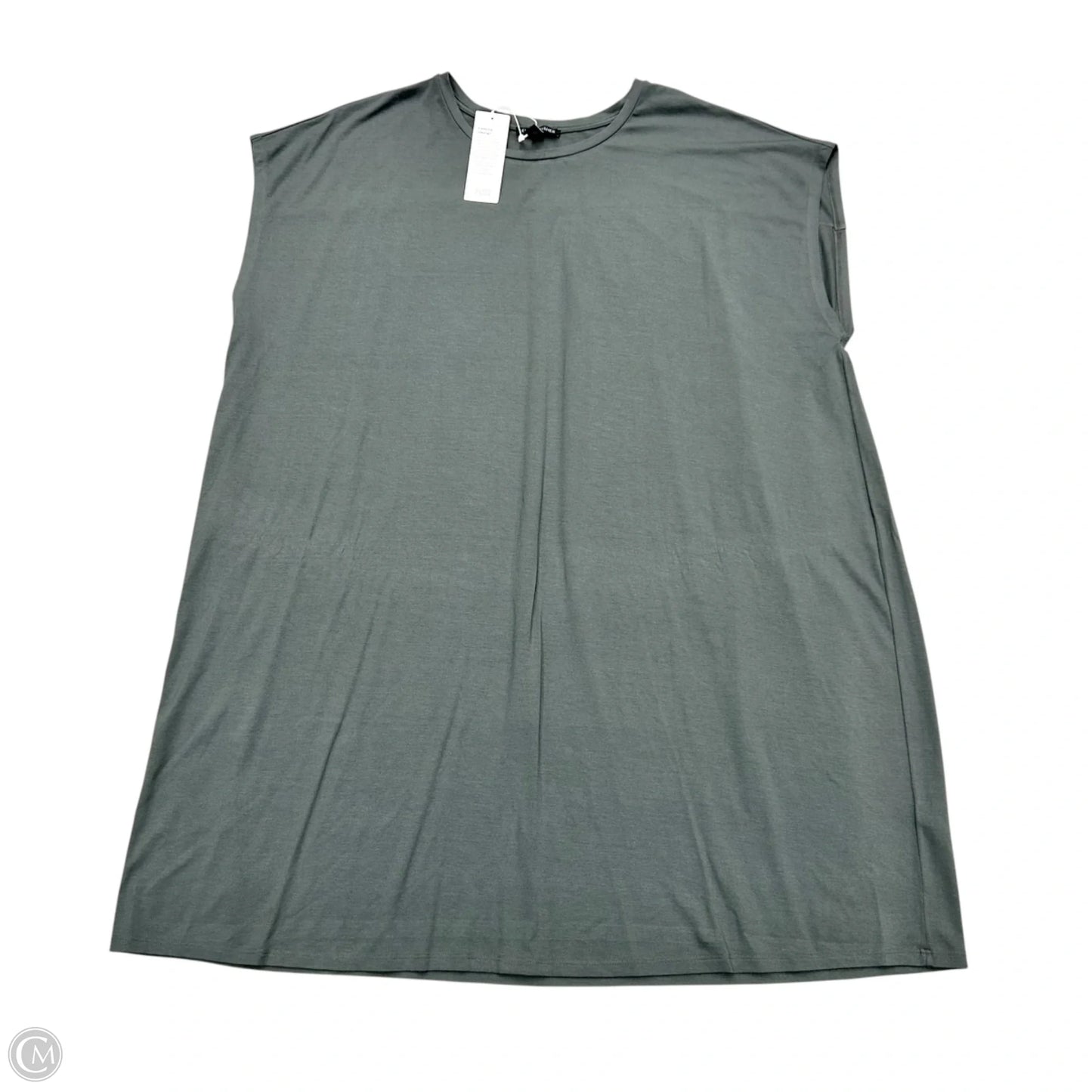 Dress Casual Short By Eileen Fisher In Grey, Size: 2x