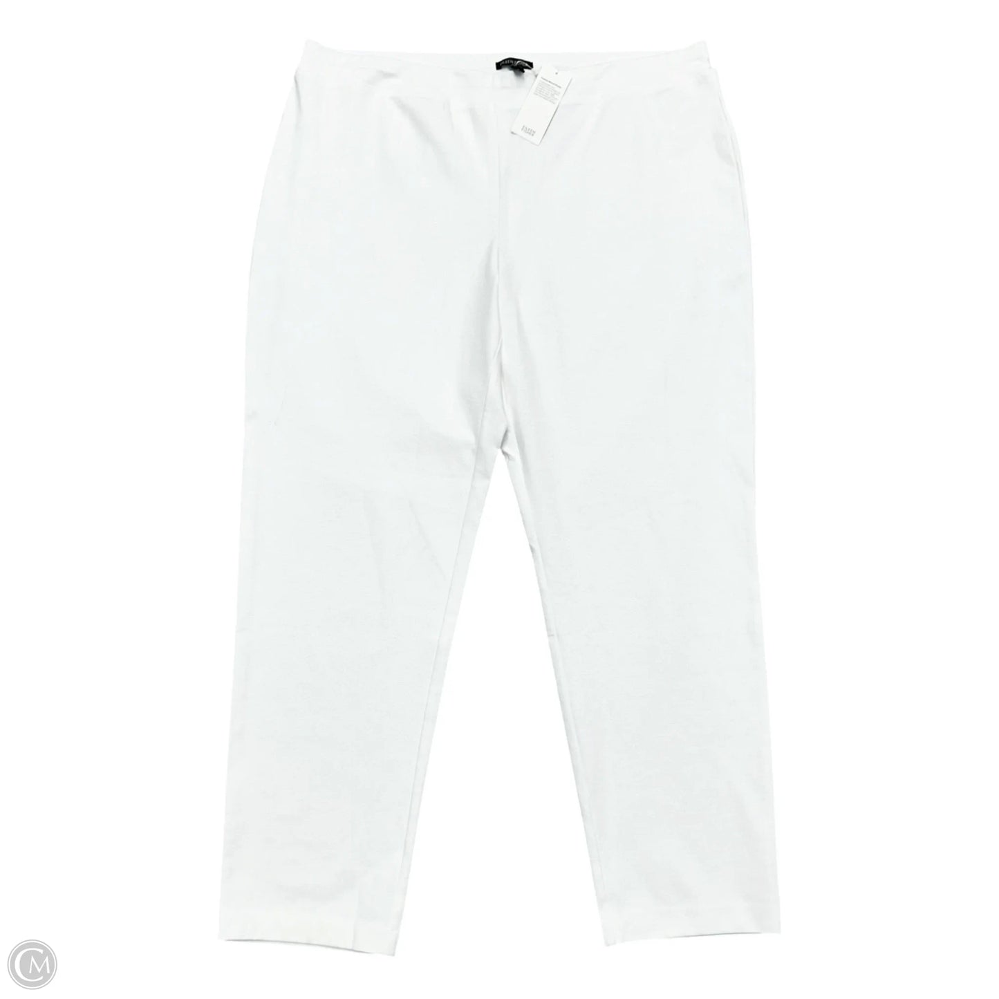 Pants Lounge By Eileen Fisher In White, Size: 1x
