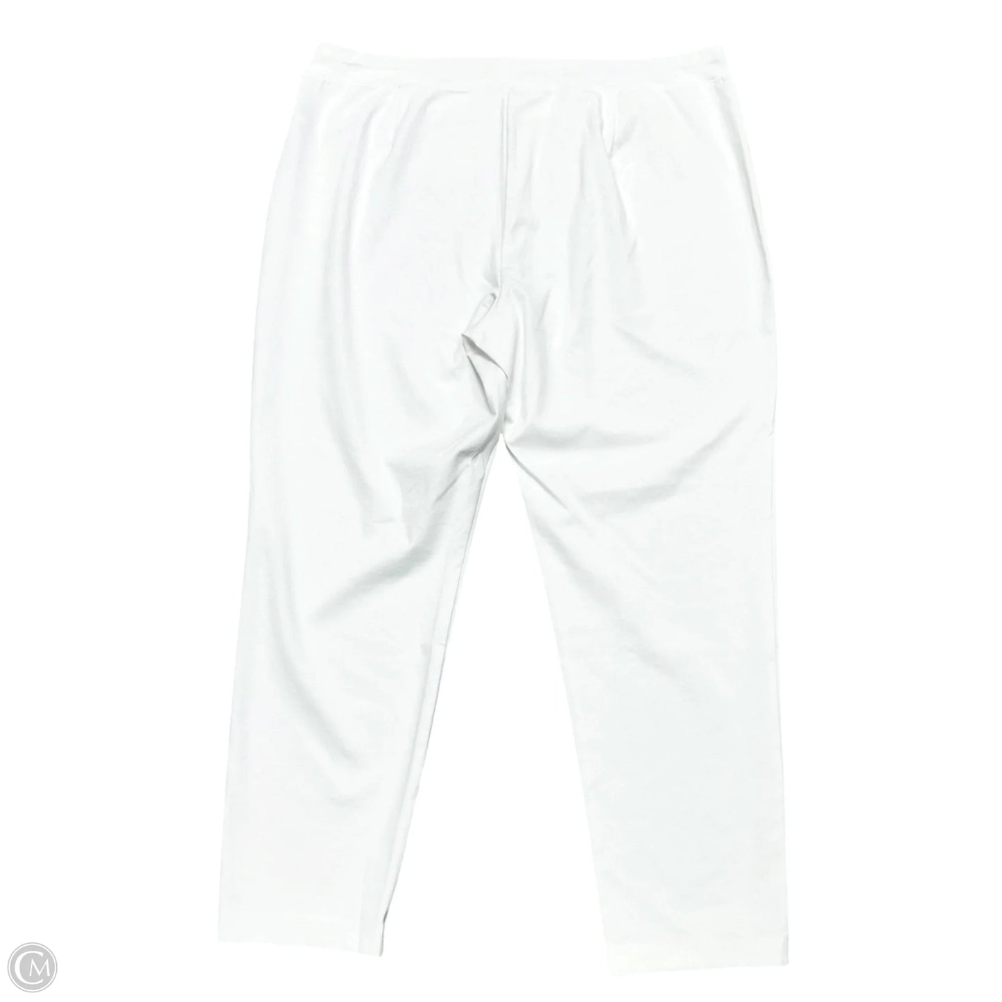 Pants Lounge By Eileen Fisher In White, Size: 1x