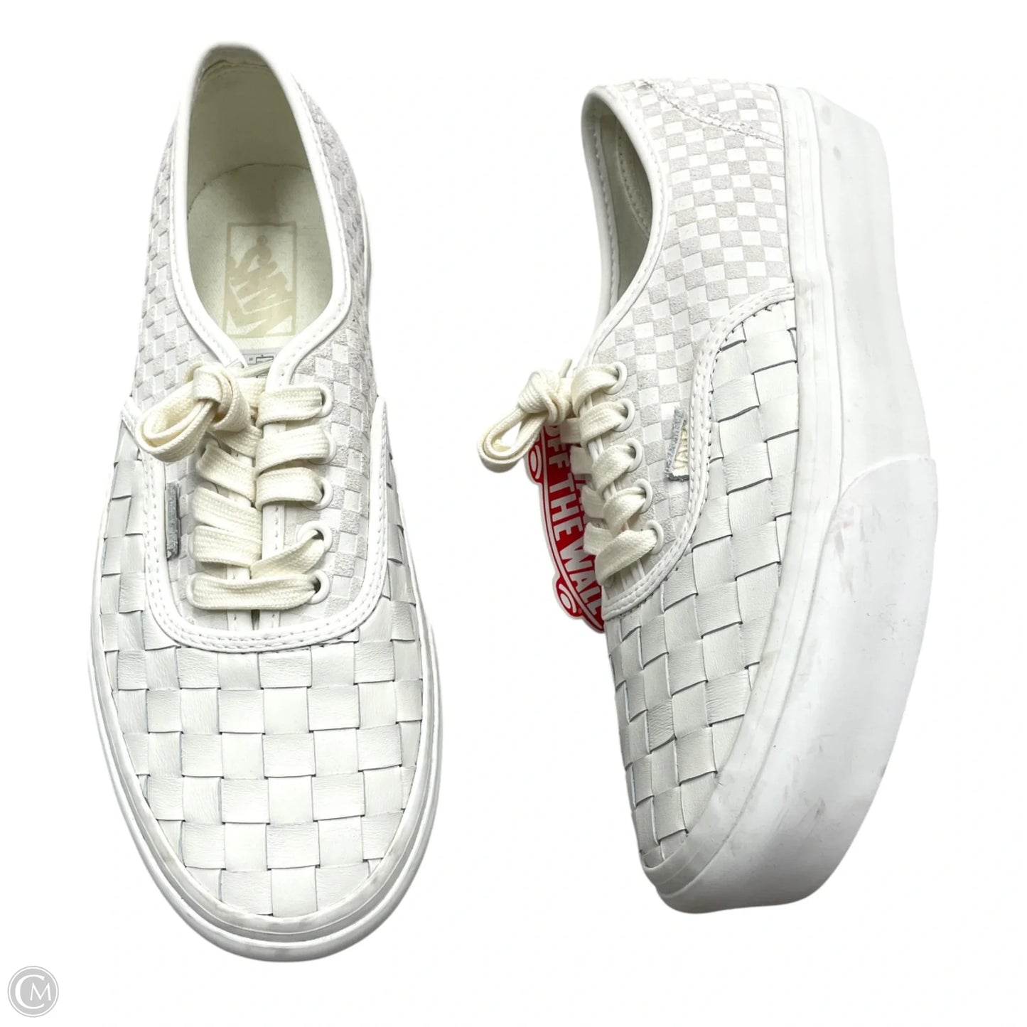 Shoes Sneakers By Vans In Cream, Size: 10