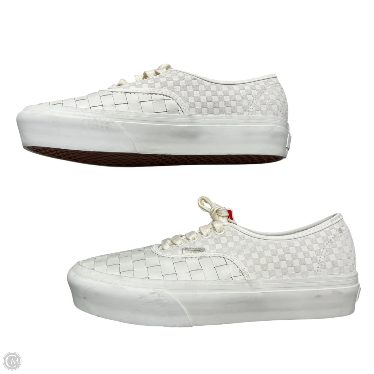 Shoes Sneakers By Vans In Cream, Size: 10