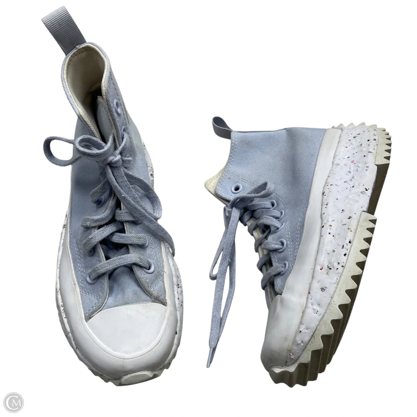 Shoes Sneakers By Converse In Blue & White, Size: 6.5