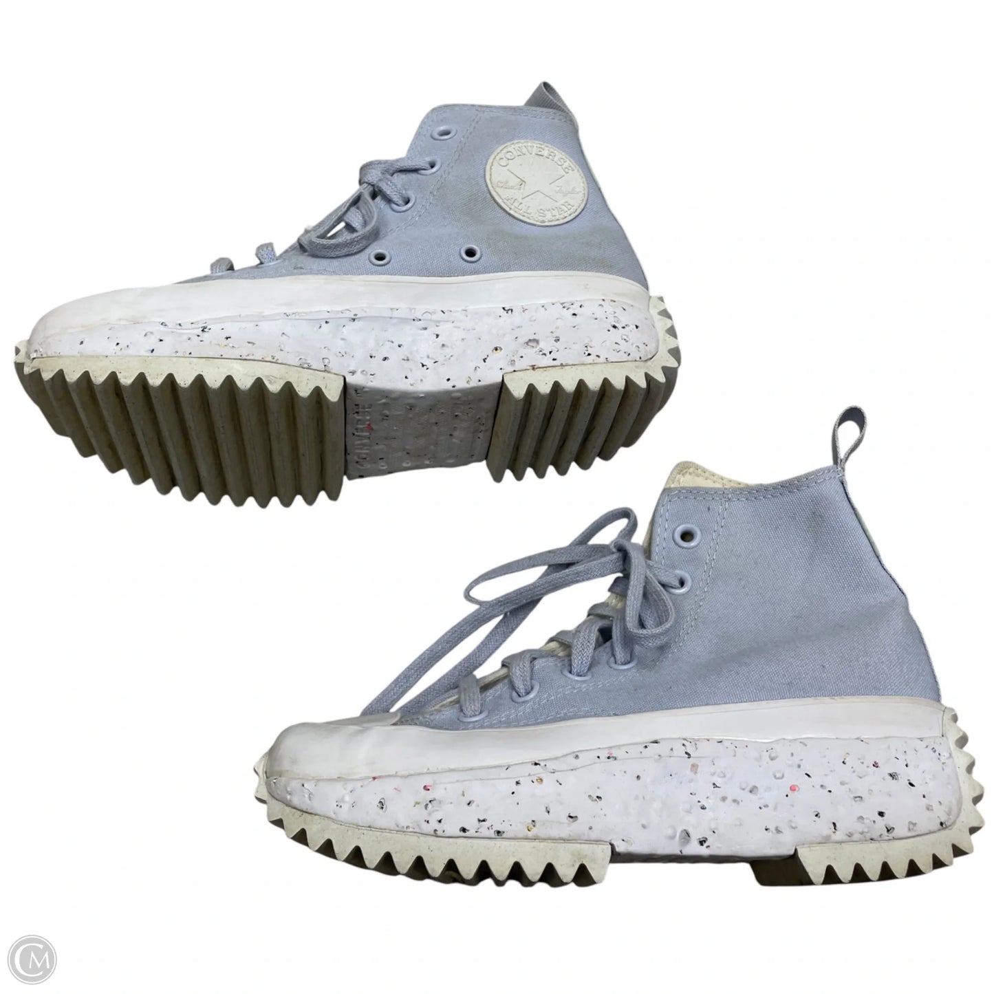 Shoes Sneakers By Converse In Blue & White, Size: 6.5
