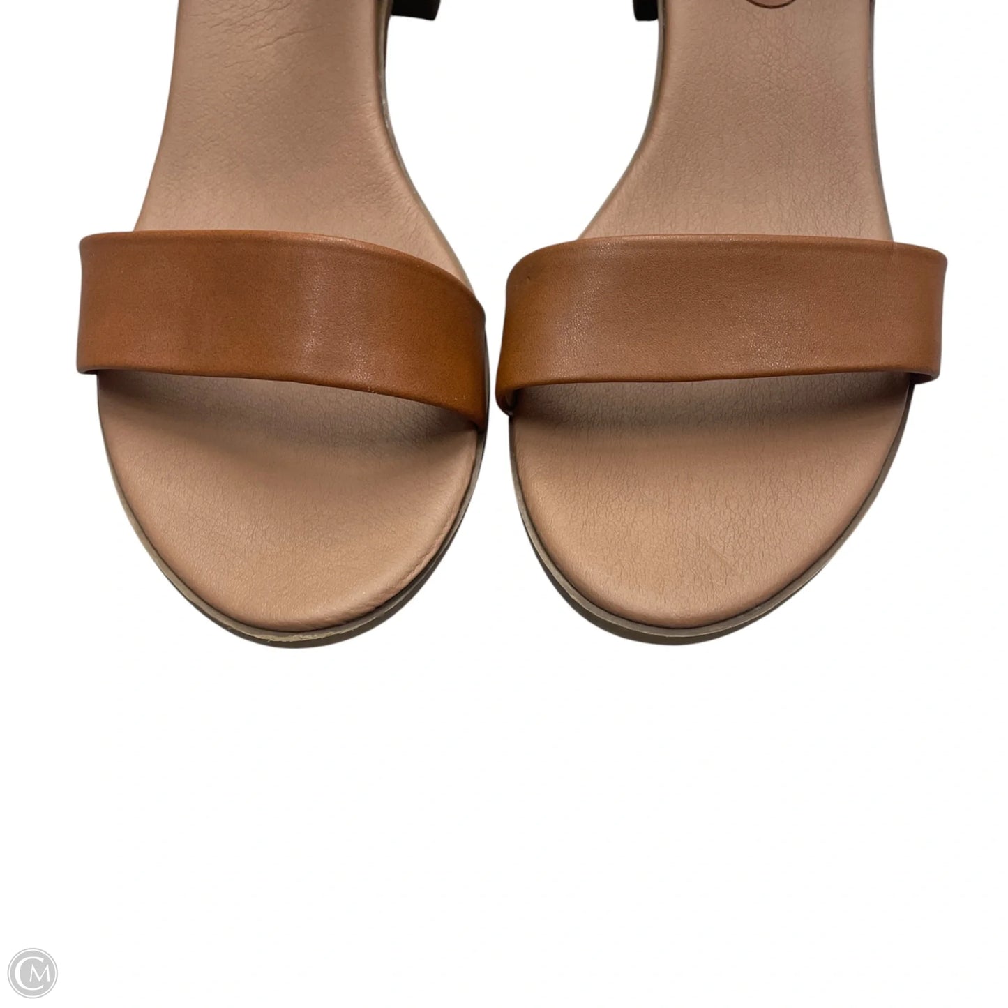Sandals Heels Block By Rock And Candy In Tan, Size: 12