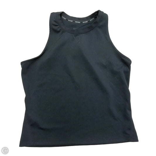 Athletic Tank Top By Nike Apparel In Black, Size: L