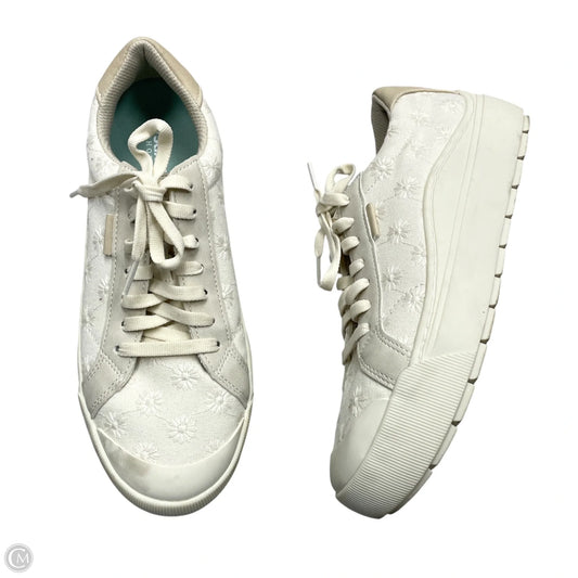 Shoes Athletic By Dr Scholls In Cream, Size: 8.5