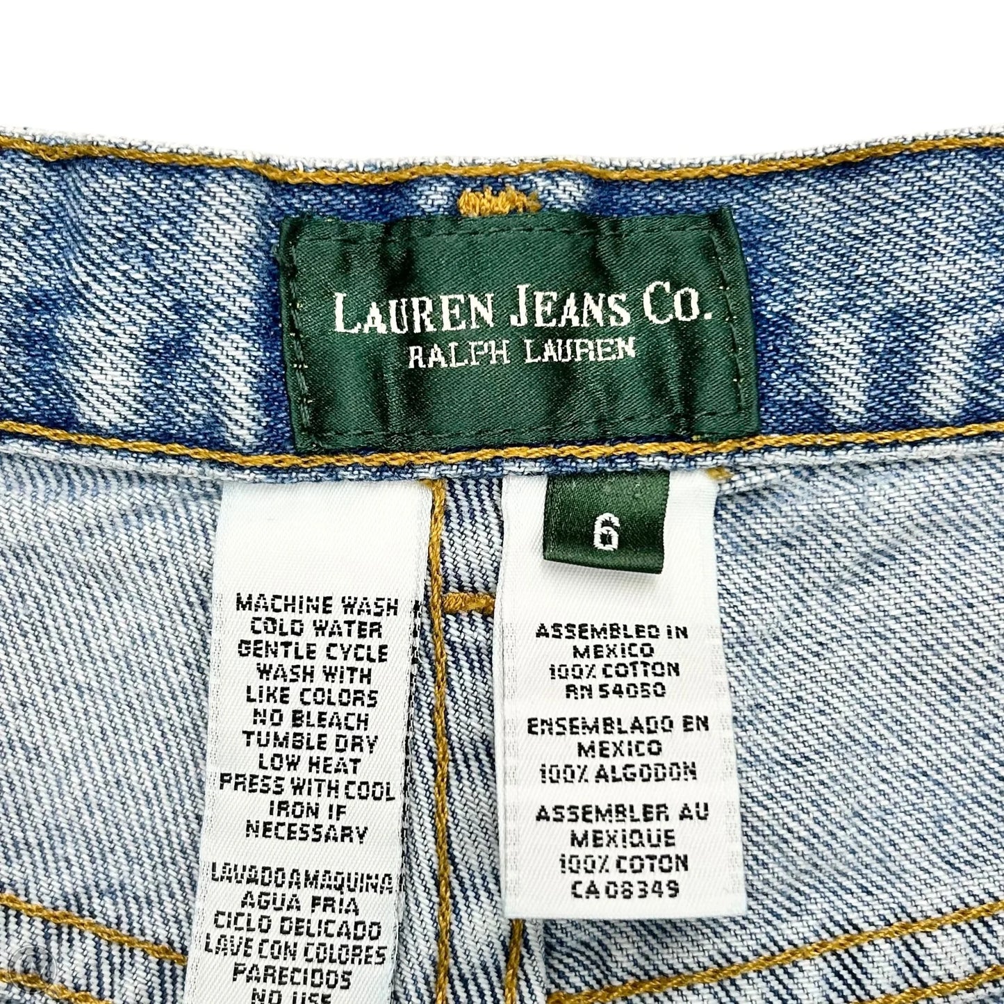 Jeans Boyfriend By Lauren By Ralph Lauren In Blue Denim, Size: 6