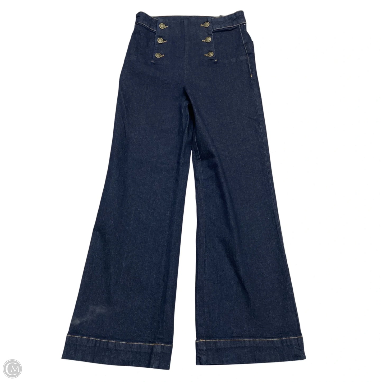 Jeans Wide Leg By Autres Filles In Blue Denim, Size: 8