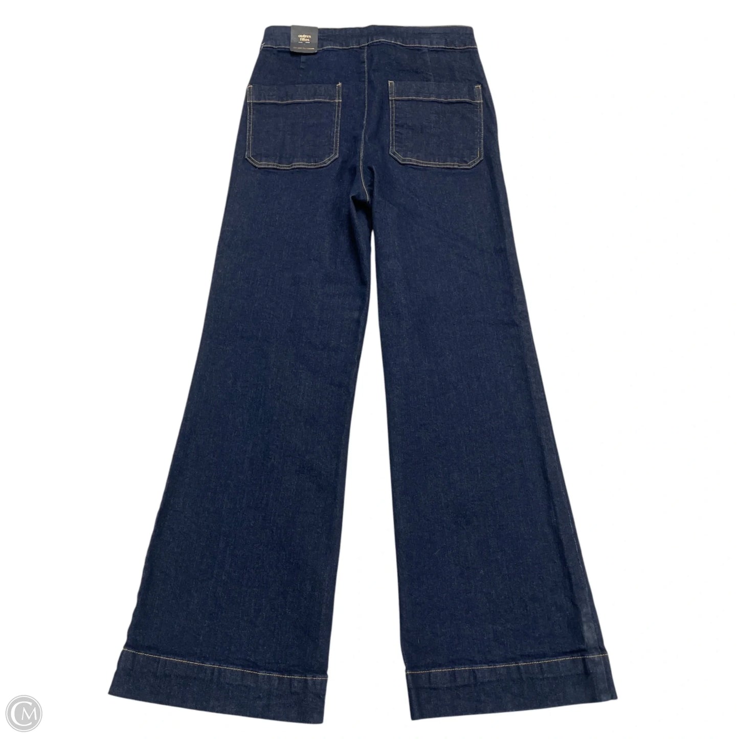 Jeans Wide Leg By Autres Filles In Blue Denim, Size: 8