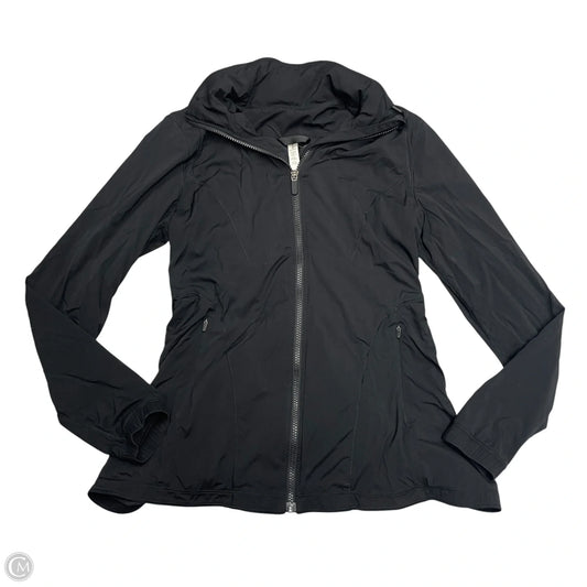 Athletic Jacket By Lululemon In Black, Size: S