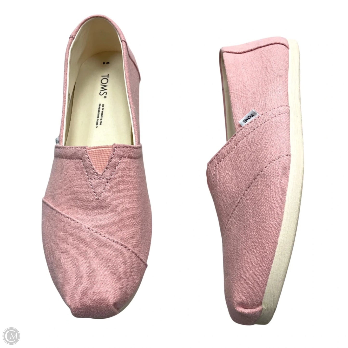 Shoes Flats By Toms In Pink, Size: 8
