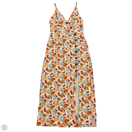 Dress Casual Midi By Urban Outfitters In Multi-colored, Size: M