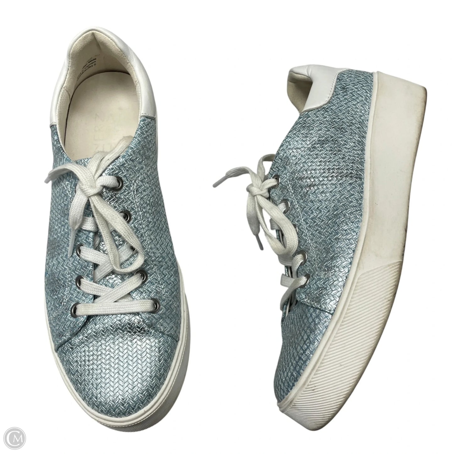 Shoes Sneakers By Naturalizer In Blue & White, Size: 7.5