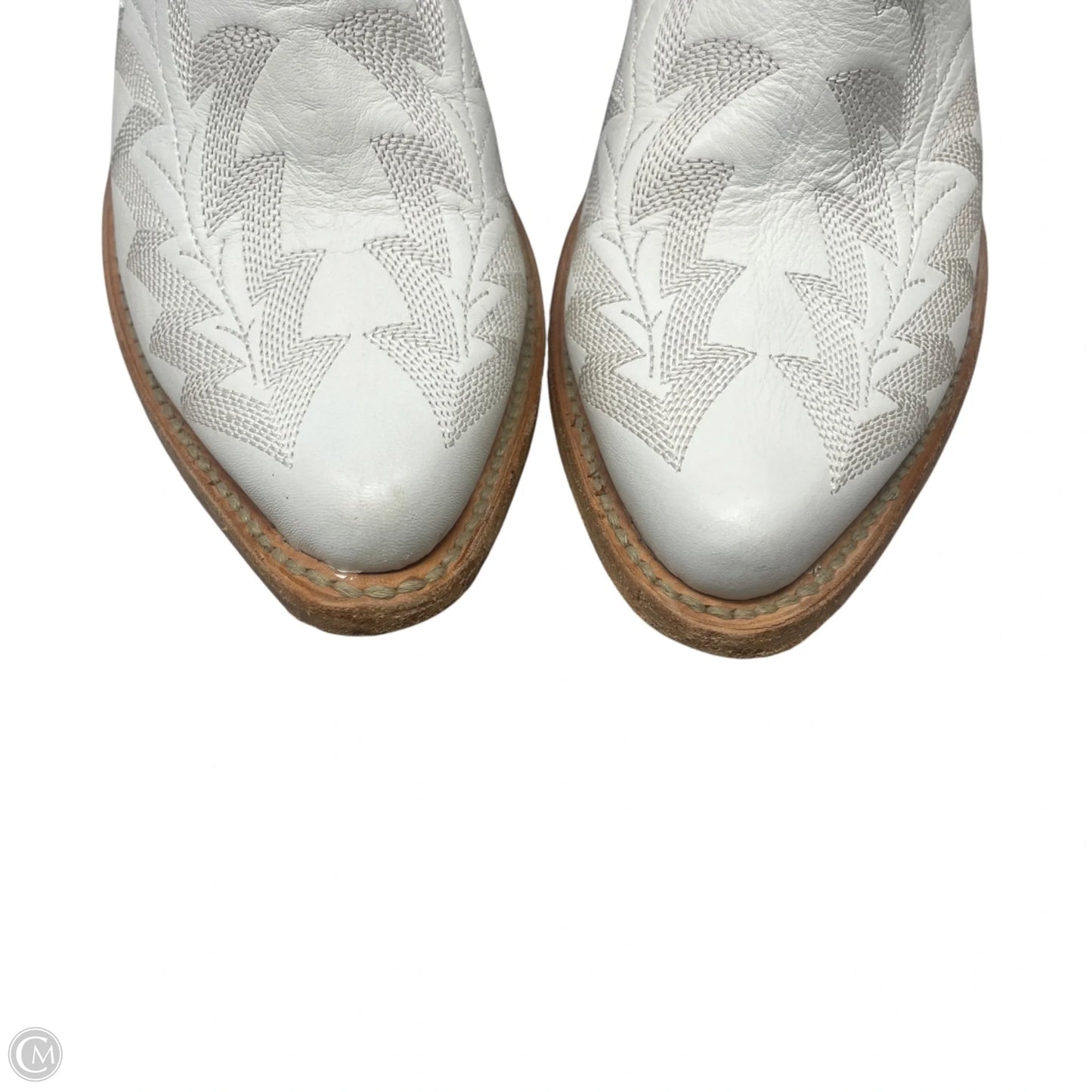 Boots Western By Liberty Black In White, Size: 7