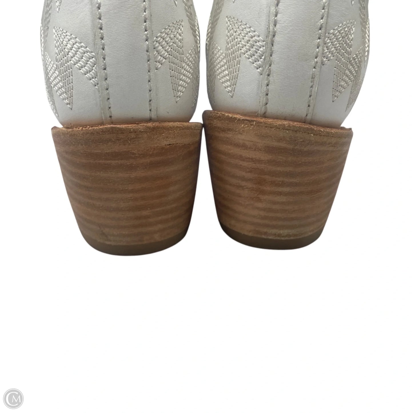 Boots Western By Liberty Black In White, Size: 7
