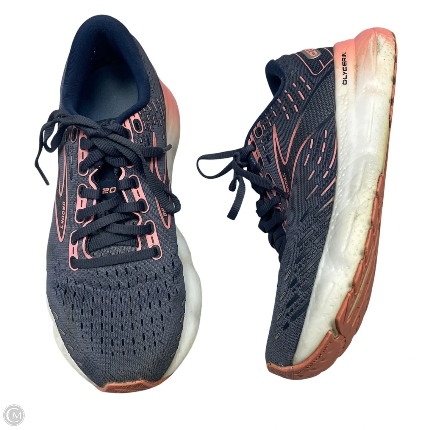 Shoes Athletic By Brooks In Blue & Orange, Size: 7.5
