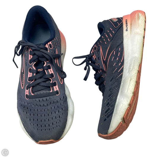 Shoes Athletic By Brooks In Blue & Orange, Size: 7.5