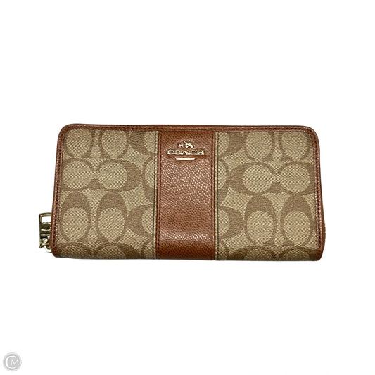 Wristlet Designer By Coach, Size: Medium