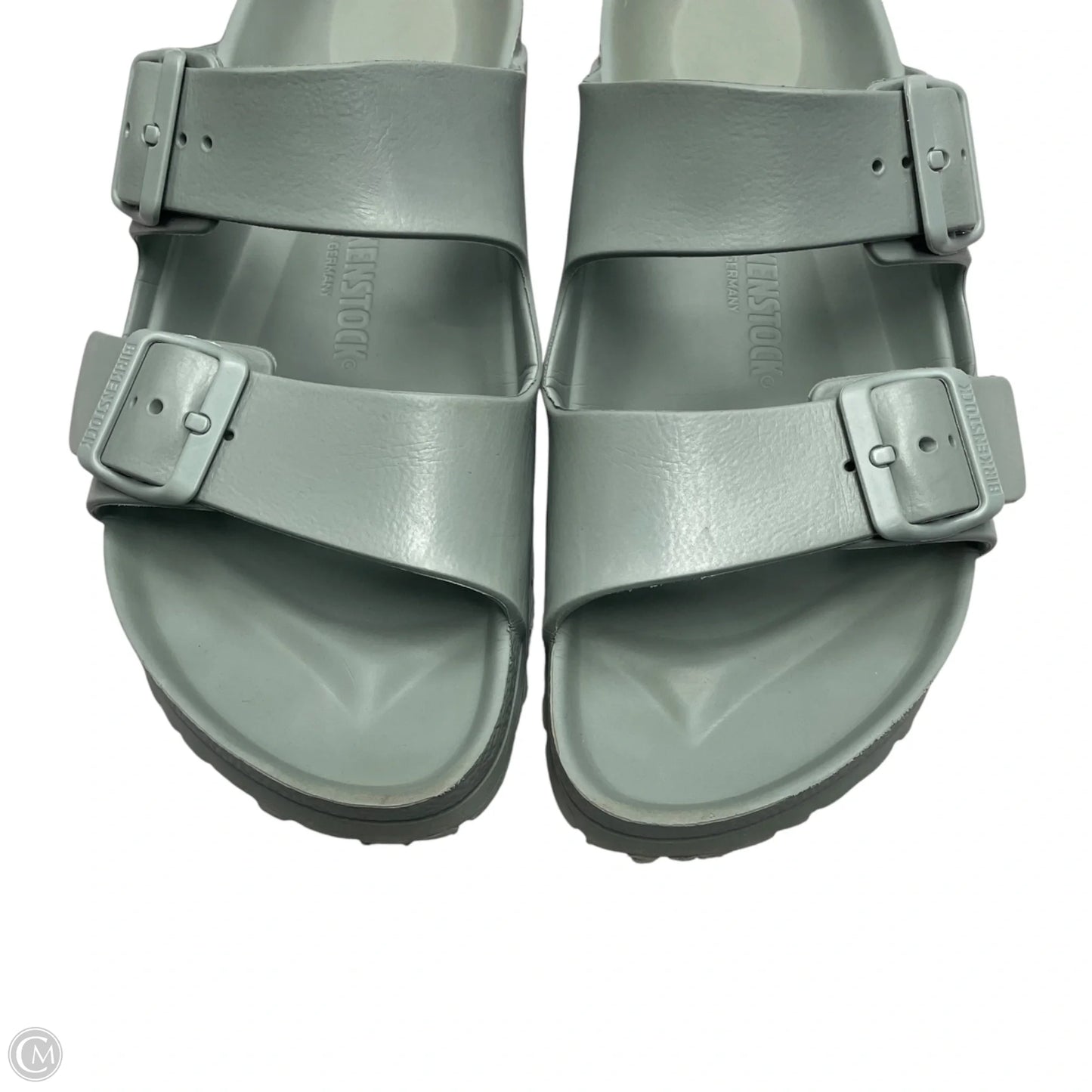 Sandals Flats By Birkenstock In Green, Size: 9