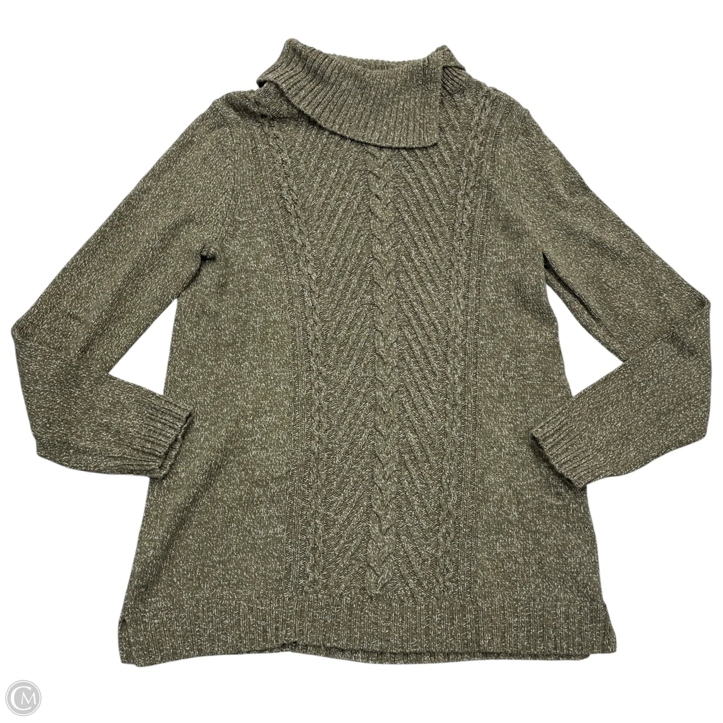 Sweater By Talbots In Green, Size: M