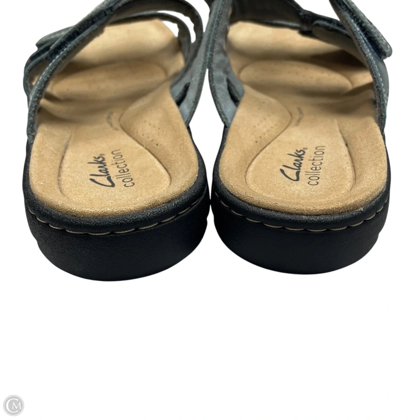 Sandals Flats By Clarks In Blue, Size: 9