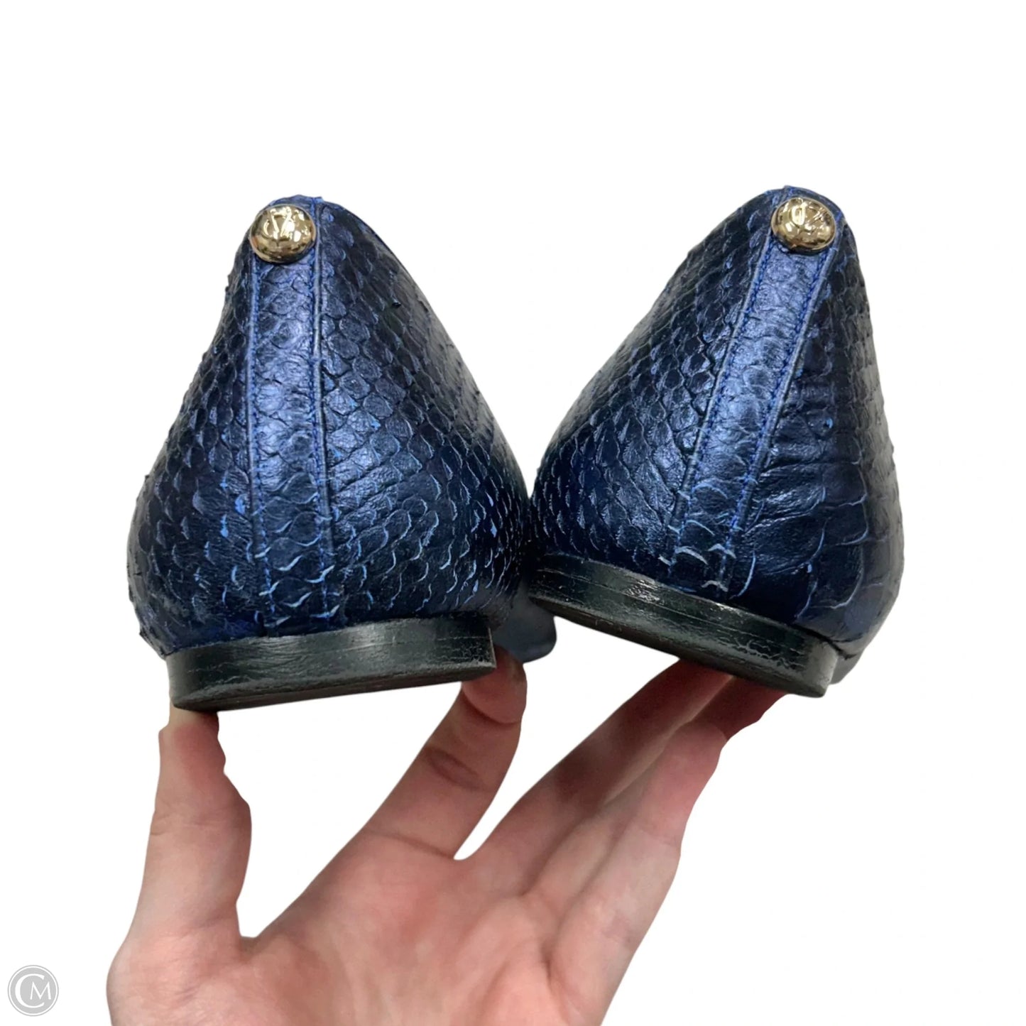 Shoes Flats By Vc Signature In Blue, Size: 10
