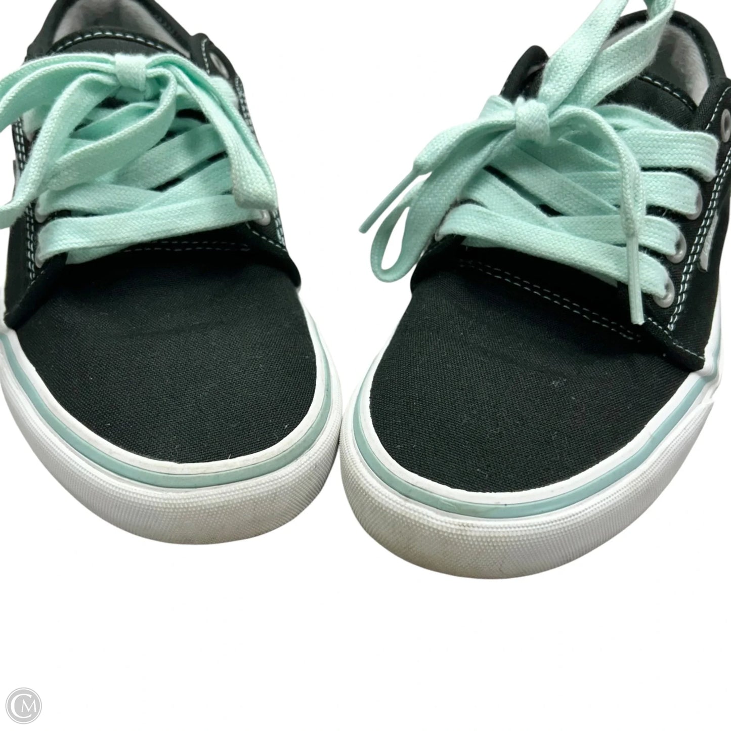 Shoes Sneakers By Vans In Black & White, Size: 7