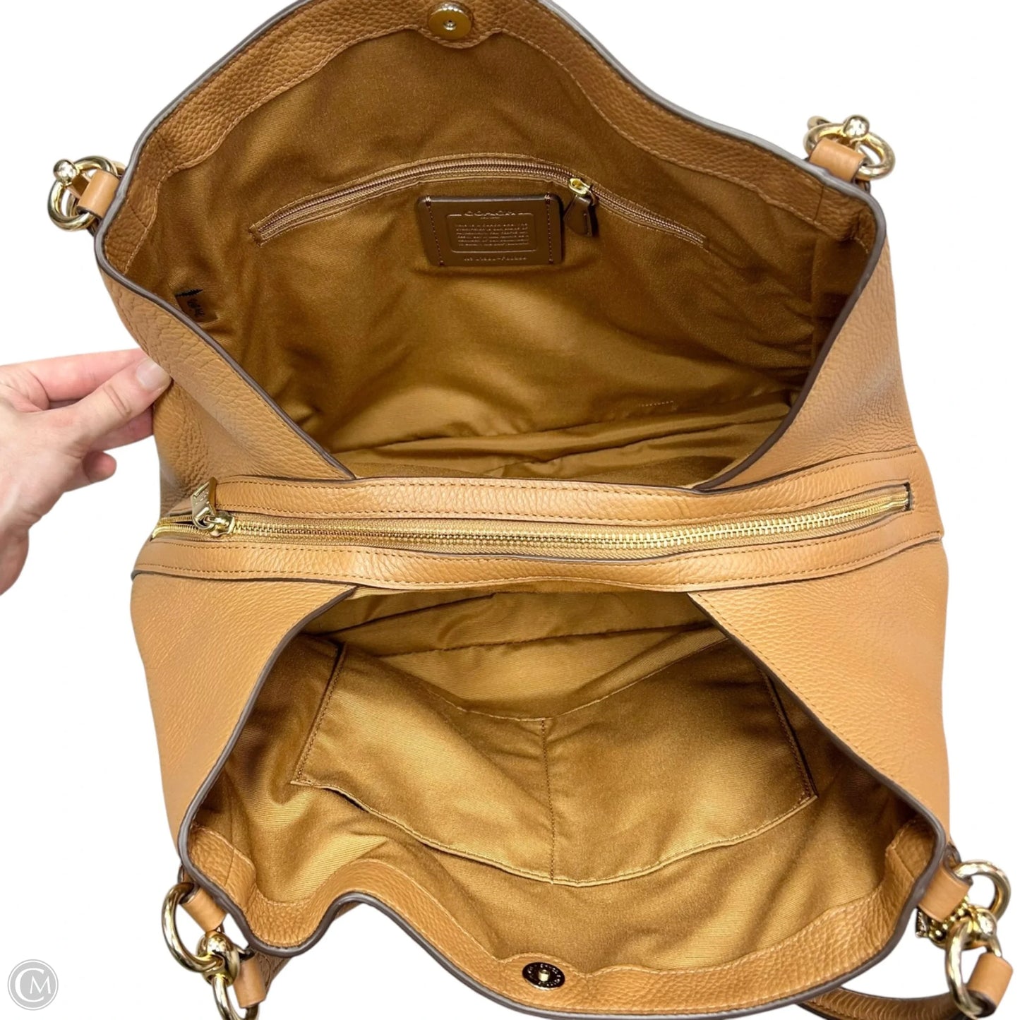 Handbag Designer By Coach, Size: Large