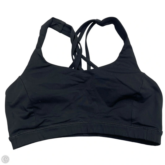 Athletic Bra By Lululemon In Black, Size: S