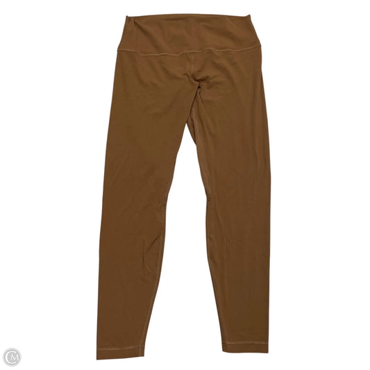 Athletic Leggings By Lululemon In Brown, Size: L