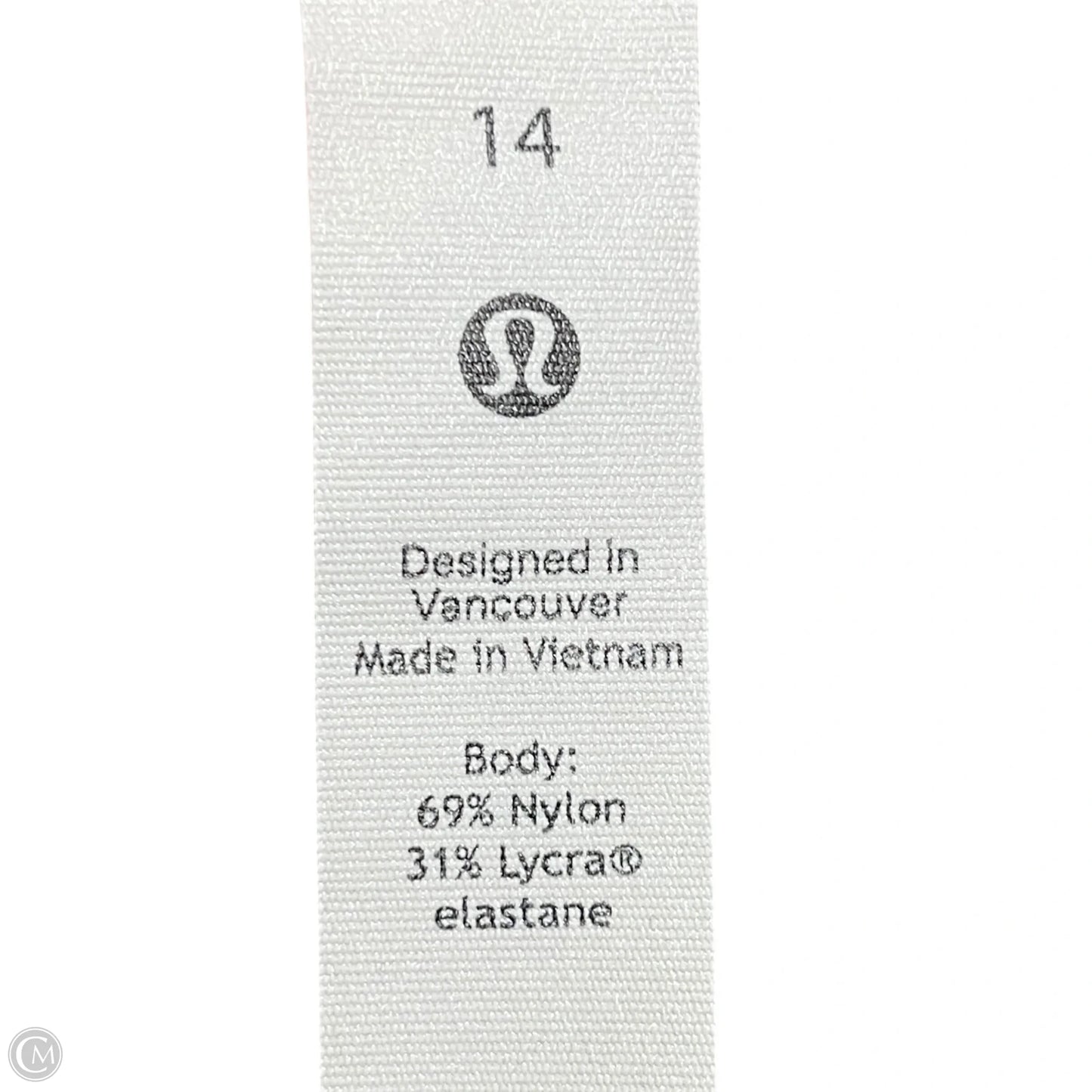 Athletic Leggings By Lululemon In Camouflage Print, Size: L
