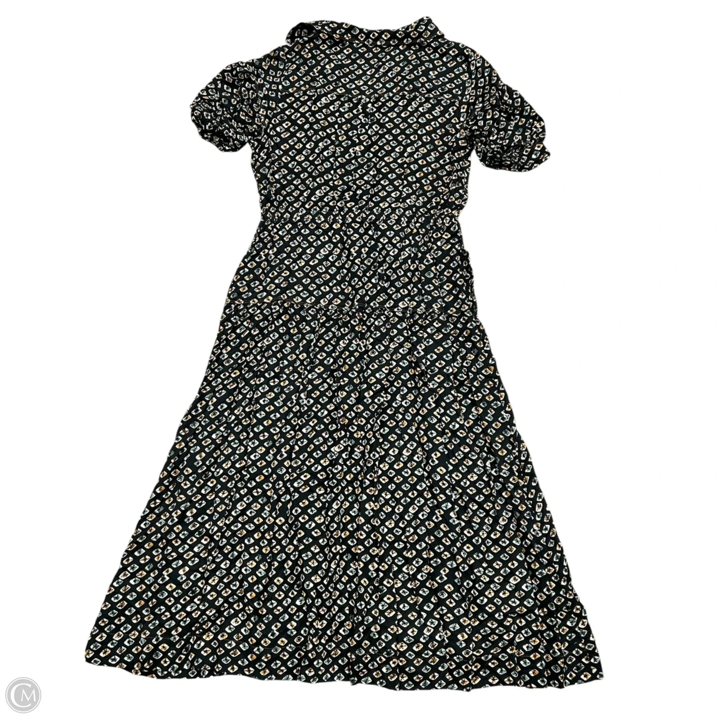 Dress Casual Midi By Anthropologie In Geometric Pattern, Size: S