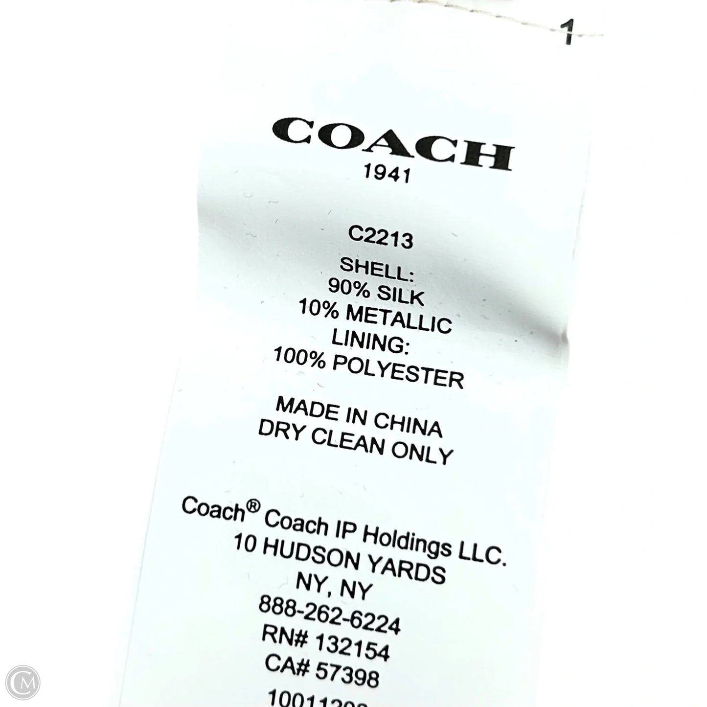 Skirt Designer By Coach In Peach, Size: S