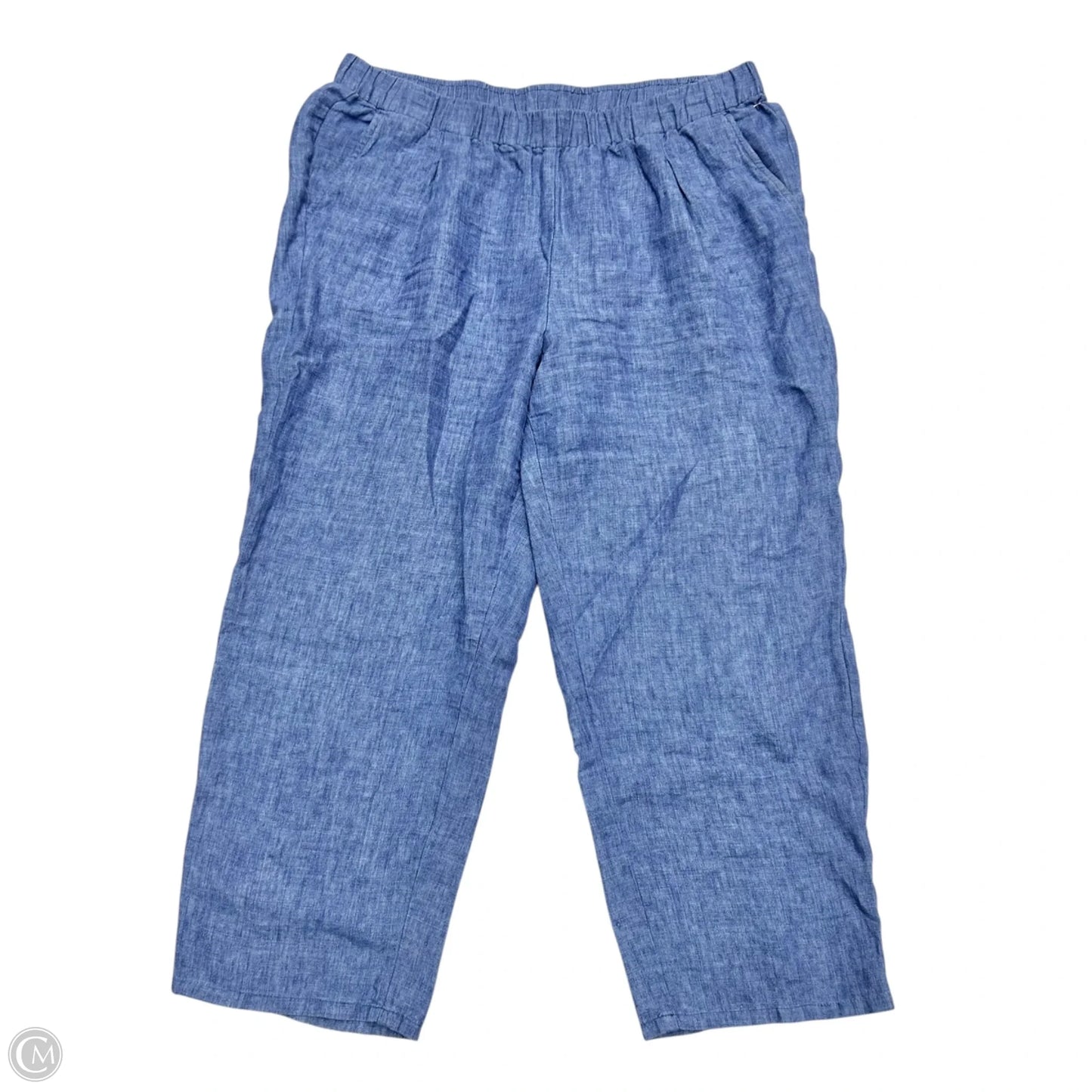 Pants Linen By Eileen Fisher In Blue, Size: Lp