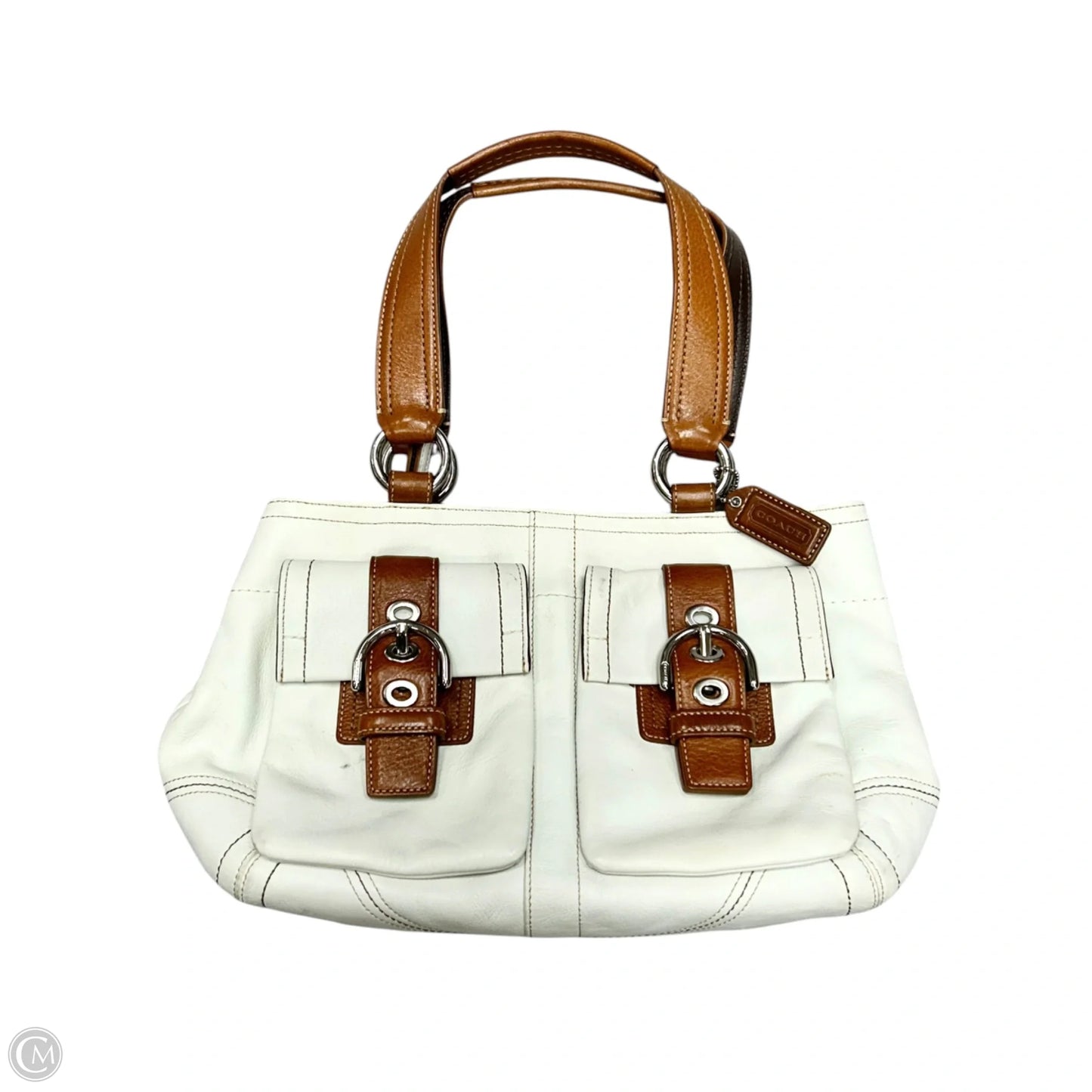 Tote Designer By Coach, Size: Medium