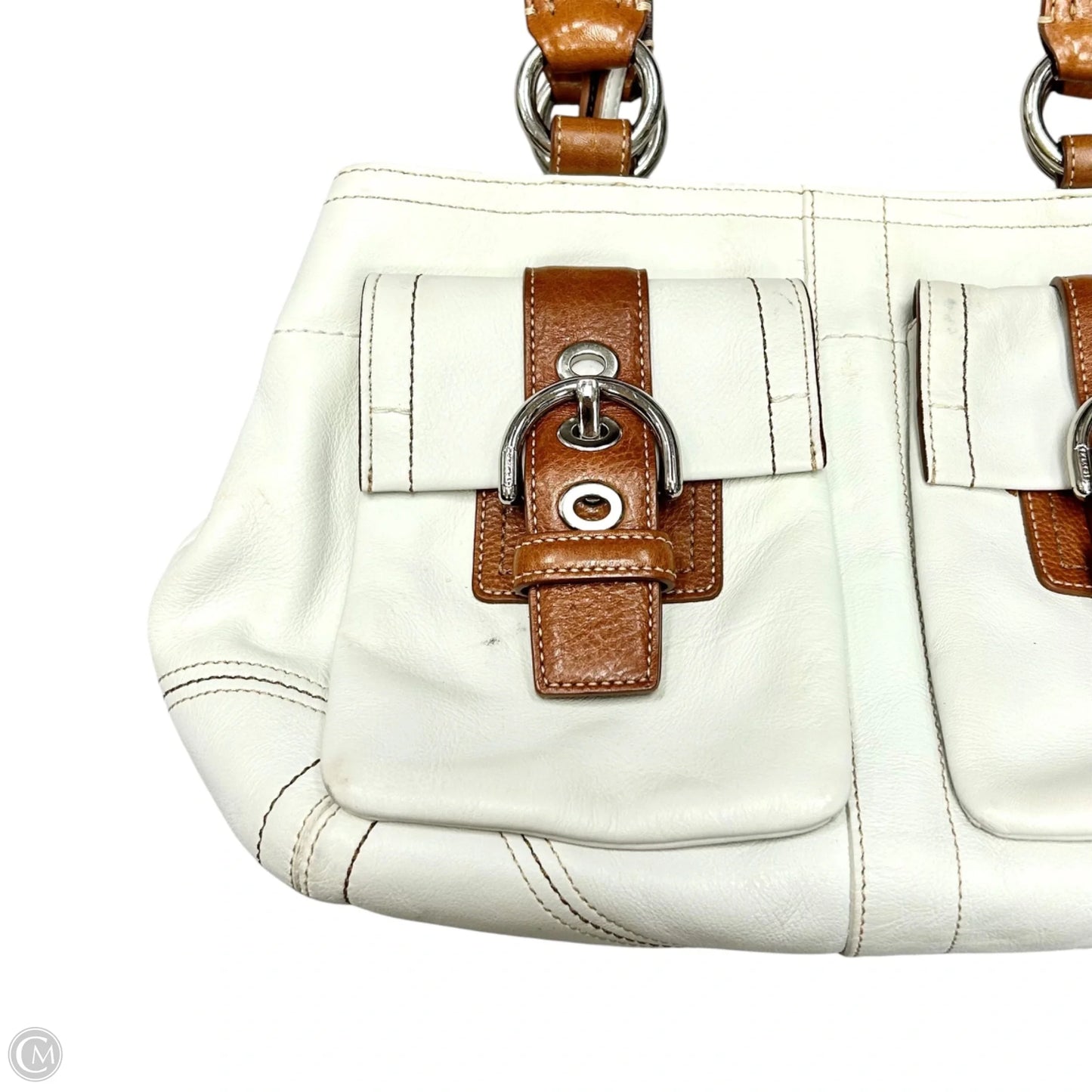 Tote Designer By Coach, Size: Medium
