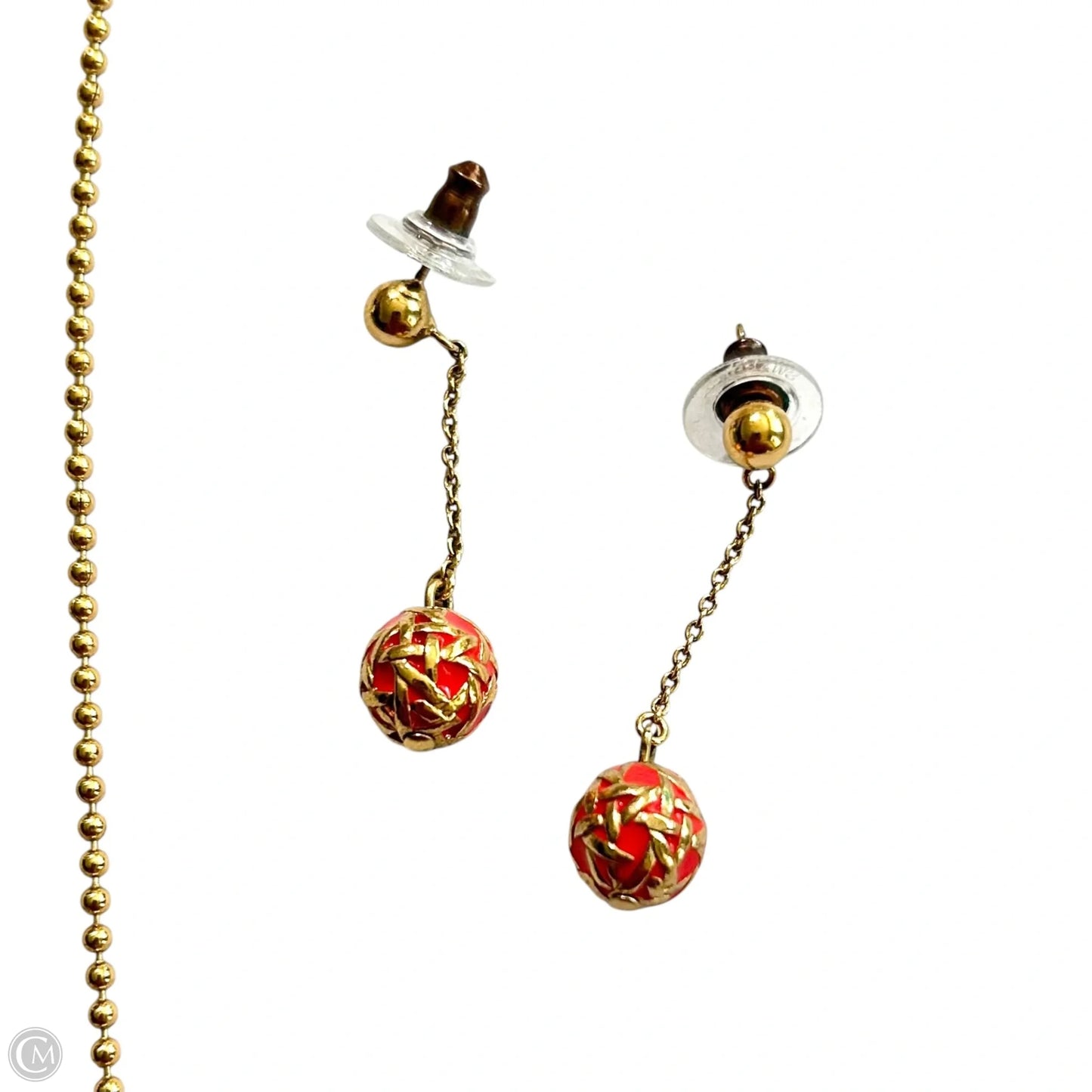 Necklace Set Designer By Coach, Size: 02 Piece Set